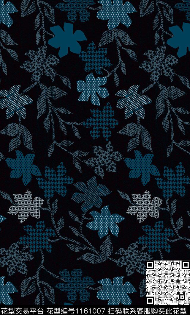 大牌风传统华亿平台花卉传统印花华亿平台下载（图片编号: 1161007） - 瓦栏（Walan）