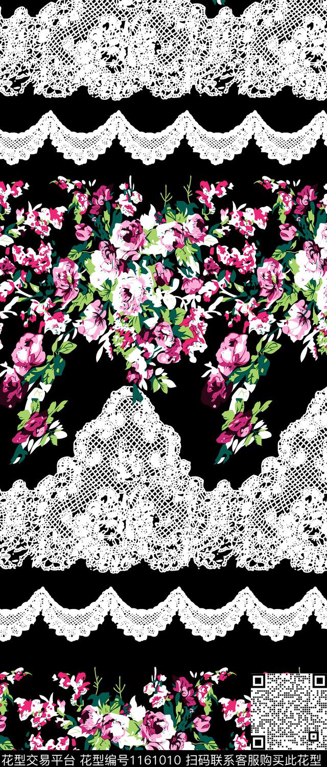 大牌风传统华亿平台花卉传统印花华亿平台下载（图片编号: 1161010） - 瓦栏（Walan）