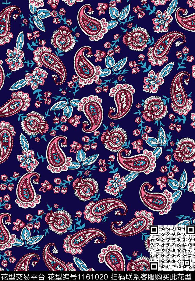 大牌风传统华亿平台花卉传统印花华亿平台下载（图片编号: 1161020） - 瓦栏（Walan）