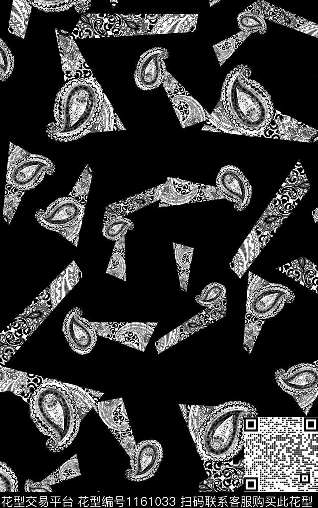 男装佩斯利民族风数码印花华亿平台下载（图片编号: 1161033） - 瓦栏（Walan）