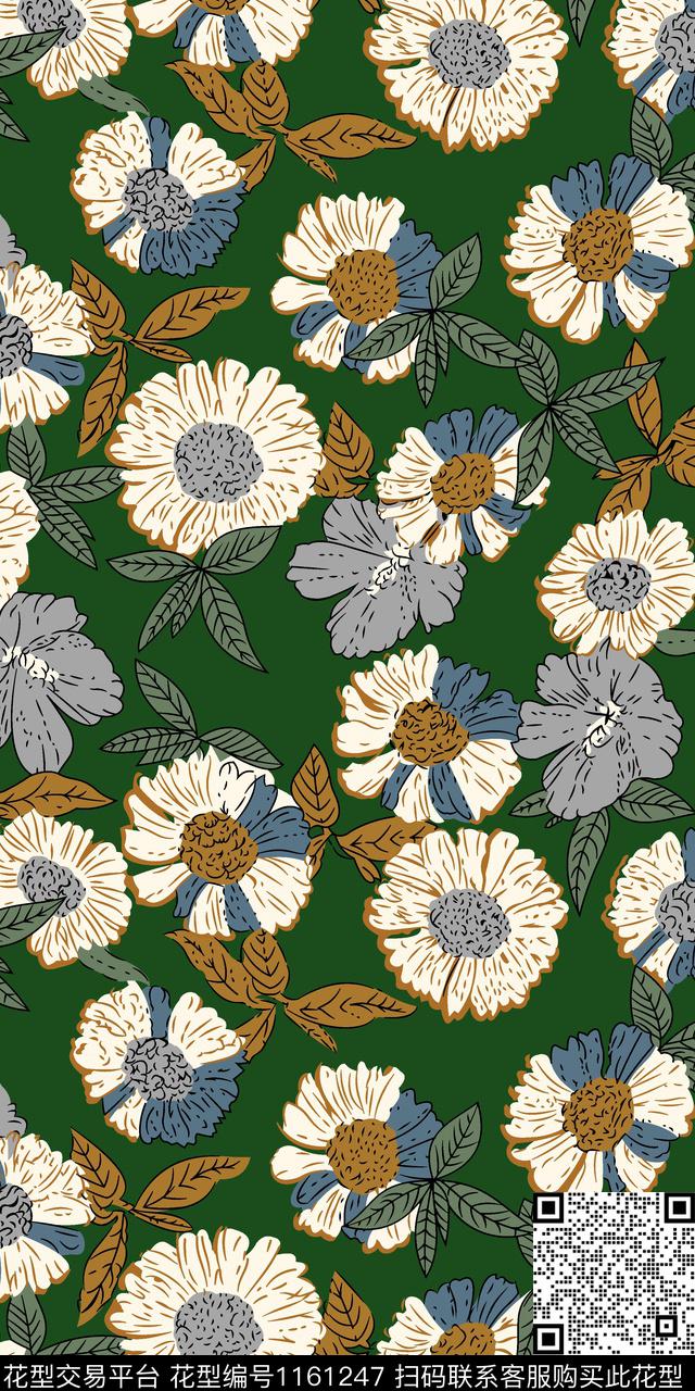 花瓣女装热带华亿平台传统印花华亿平台下载（图片编号: 1161247） - 瓦栏（Walan）