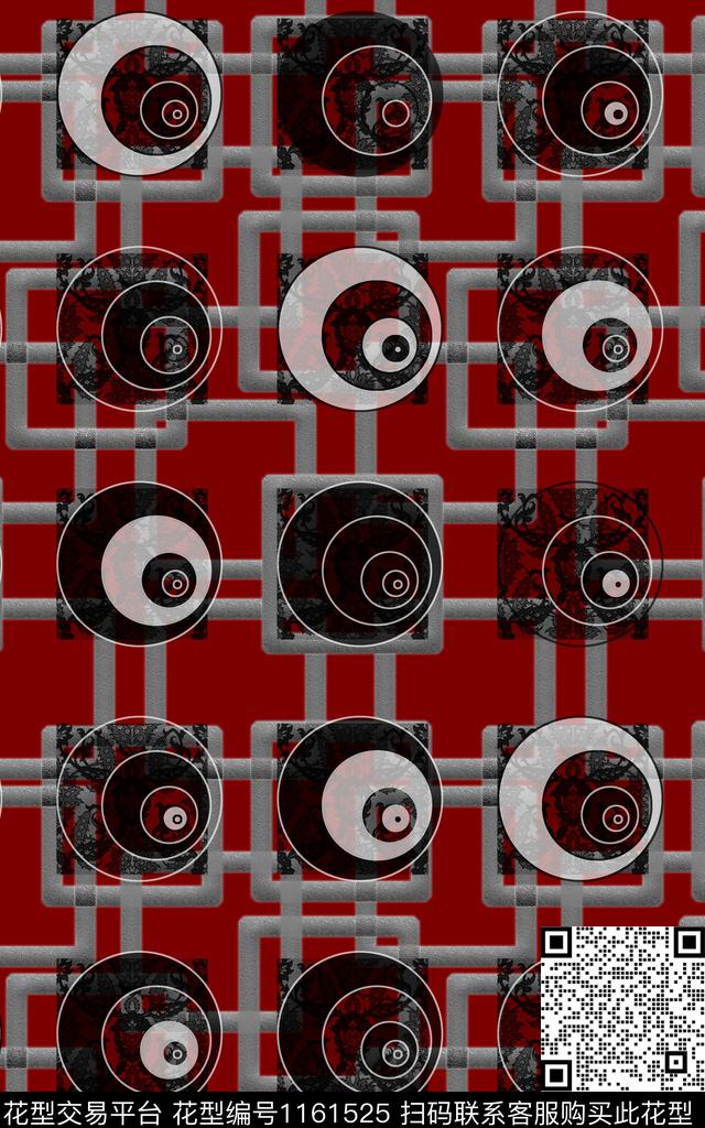 格子女装网布蕾丝数码印花华亿平台下载（图片编号: 1161525） - 瓦栏（Walan）