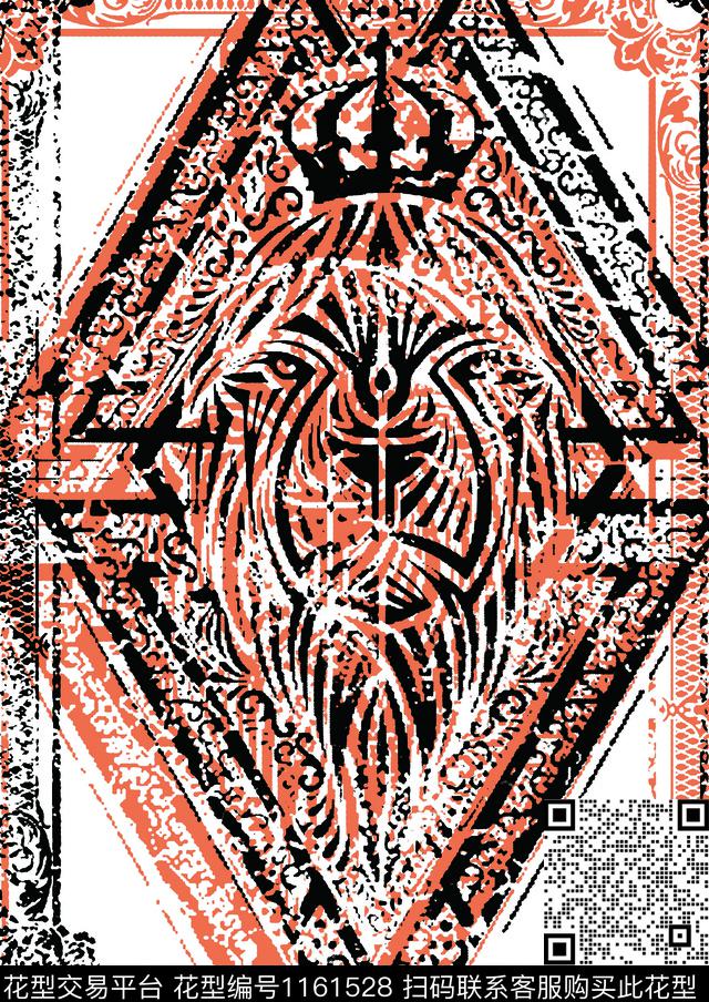 男装抽象男装时尚传统印花华亿平台下载（图片编号: 1161528） - 瓦栏（Walan）