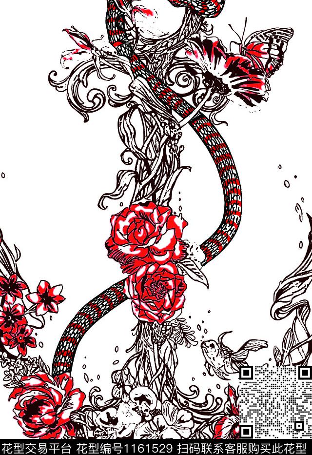 男装抽象男装时尚传统印花华亿平台下载（图片编号: 1161529） - 瓦栏（Walan）