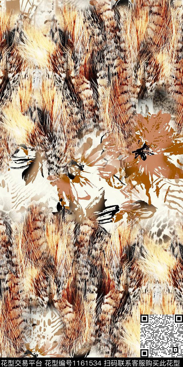 抽象大牌风数码华亿平台数码印花华亿平台下载（图片编号: 1161534） - 瓦栏（Walan）