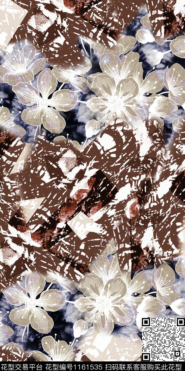 抽象大牌风数码华亿平台数码印花华亿平台下载（图片编号: 1161535） - 瓦栏（Walan）