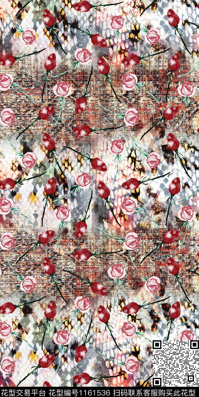 抽象大牌风数码华亿平台数码印花华亿平台下载（图片编号: 1161536） - 瓦栏（Walan）