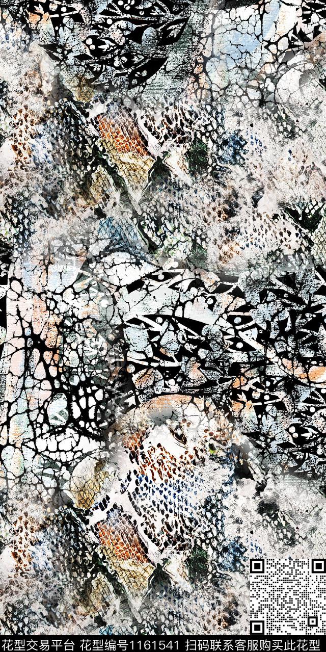 抽象大牌风数码华亿平台数码印花华亿平台下载（图片编号: 1161541） - 瓦栏（Walan）