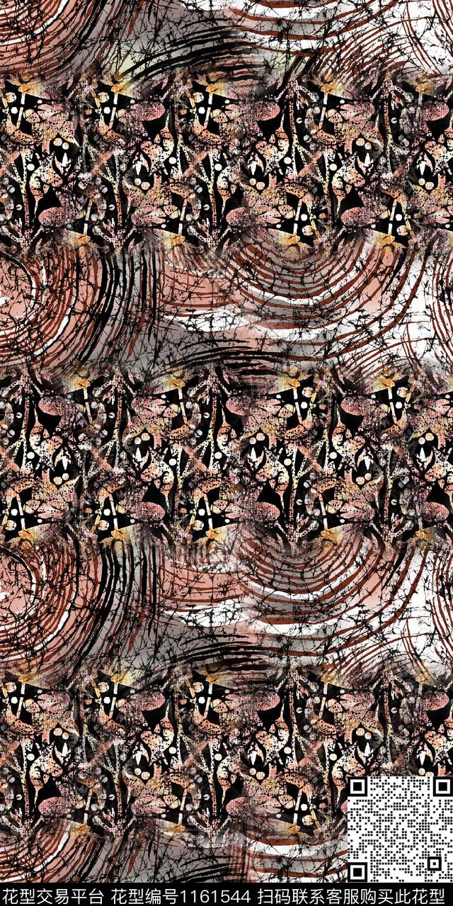 抽象大牌风数码华亿平台数码印花华亿平台下载（图片编号: 1161544） - 瓦栏（Walan）