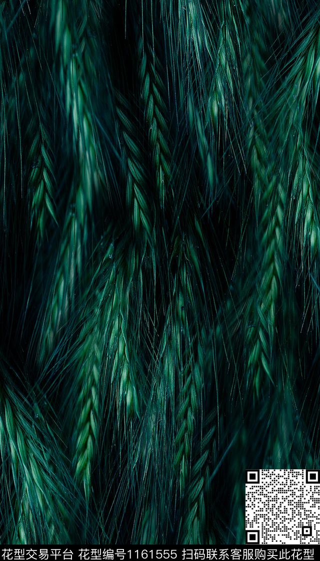 女装花卉绿植树叶数码印花华亿平台下载（图片编号: 1161555） - 瓦栏（Walan）