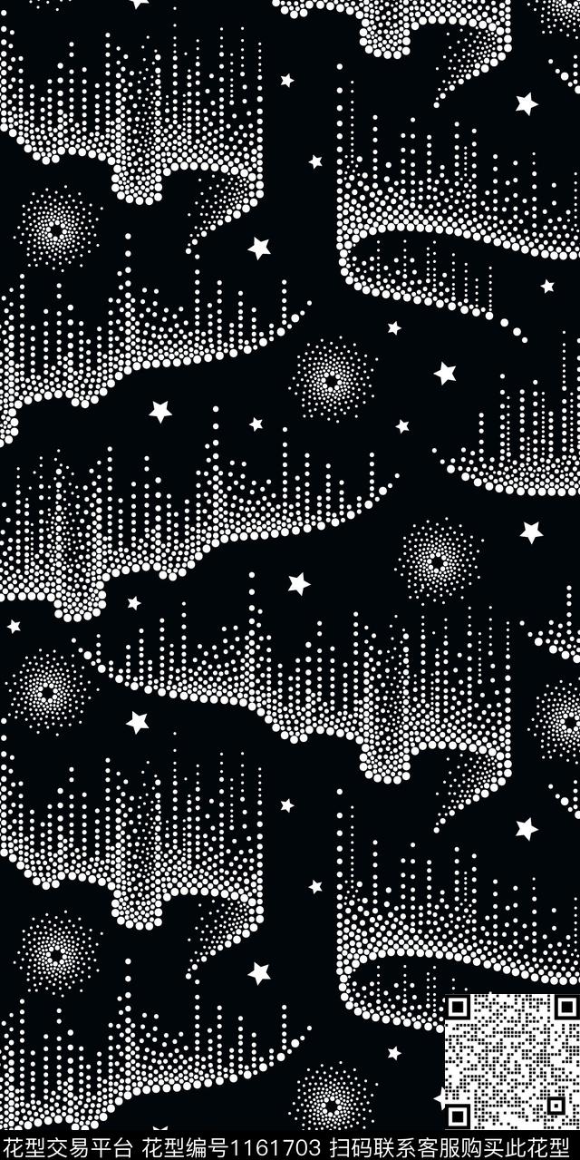 几何抽象大牌风数码印花华亿平台下载（图片编号: 1161703） - 瓦栏（Walan）