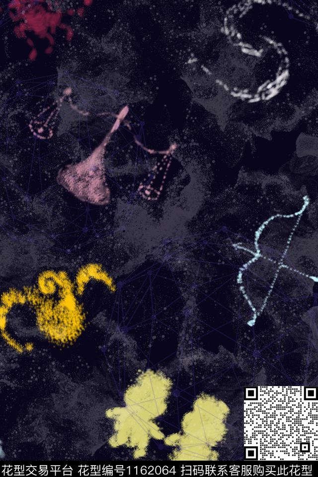 星座女装时尚数码印花华亿平台下载（图片编号: 1162064） - 瓦栏（Walan）