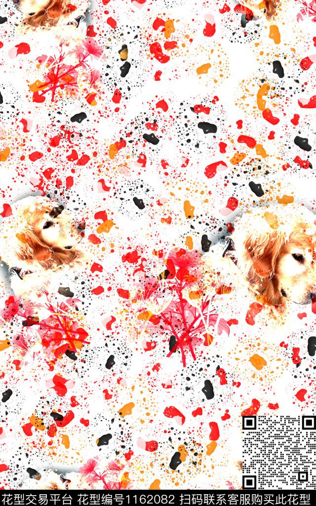 动物花卉波点数码印花华亿平台下载（图片编号: 1162082） - 瓦栏（Walan）