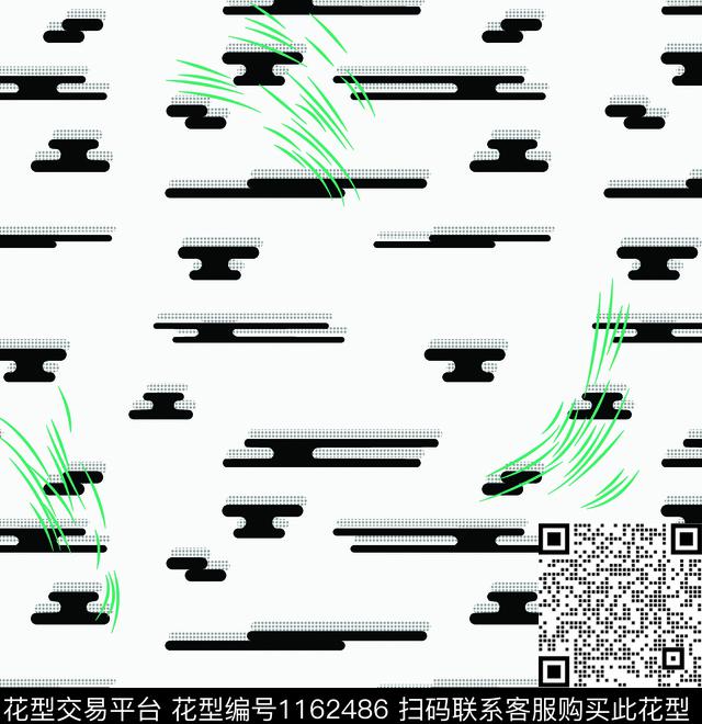 几何男装传统印花华亿平台下载（图片编号: 1162486） - 瓦栏（Walan）