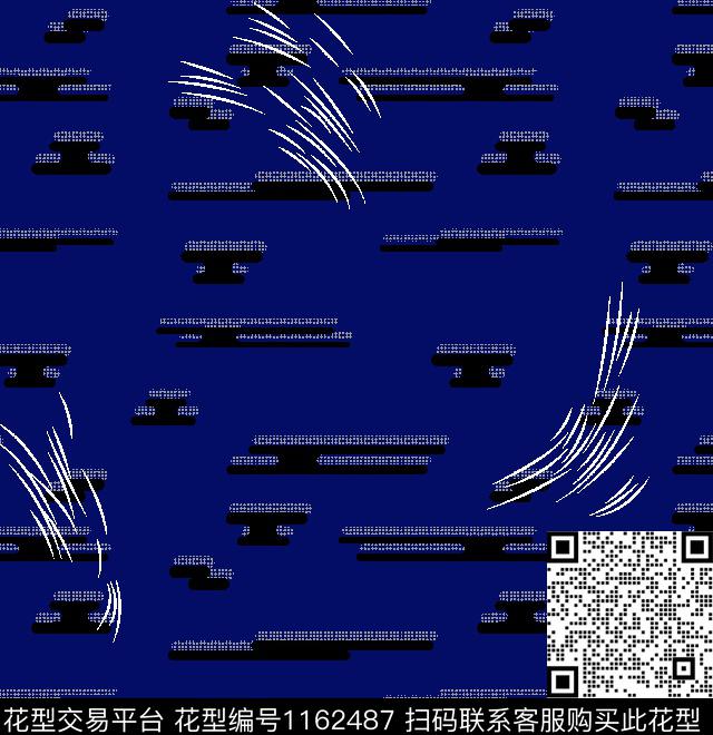 几何男装祥云豹纹传统印花华亿平台下载（图片编号: 1162487） - 瓦栏（Walan）