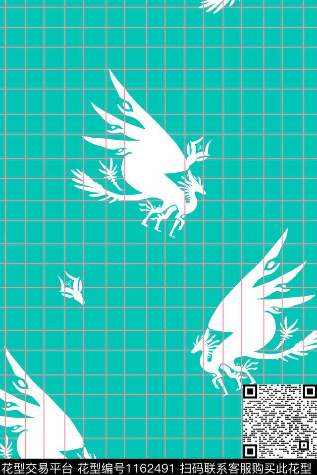 几何抽象男装数码华亿平台数码印花华亿平台下载（图片编号: 1162491） - 瓦栏（Walan）