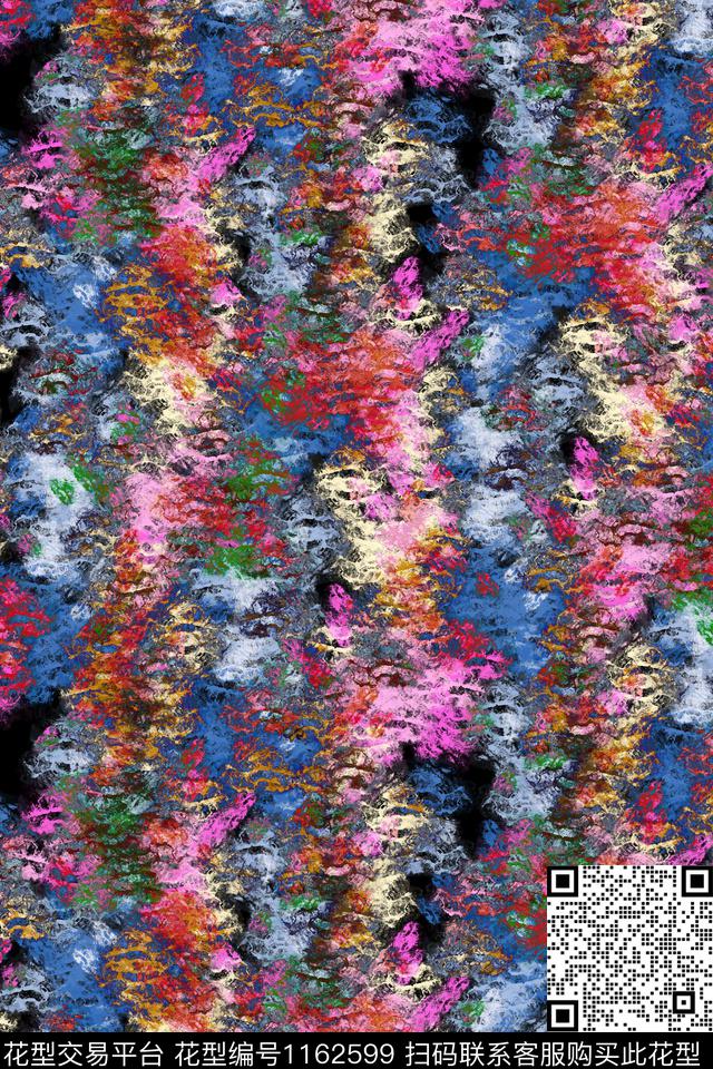 炫彩运动服抽象男装数码印花华亿平台下载（图片编号: 1162599） - 瓦栏（Walan）