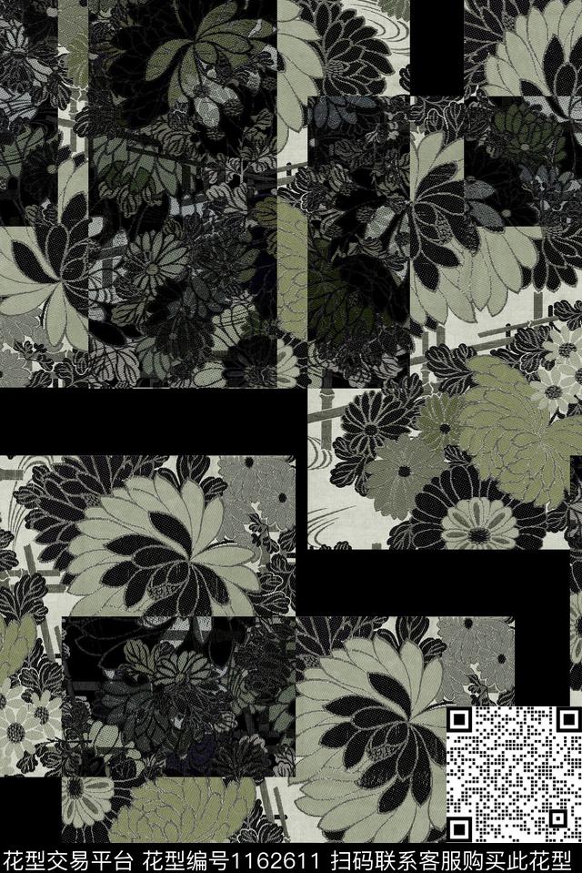 男装数码华亿平台花卉数码印花华亿平台下载（图片编号: 1162611） - 瓦栏（Walan）
