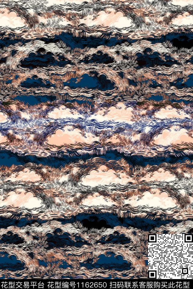 朋克运动服抽象男装传统印花华亿平台下载（图片编号: 1162650） - 瓦栏（Walan）