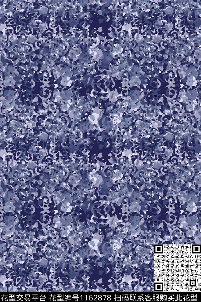 迷彩图案抽象艺术迷彩数码印花华亿平台下载（图片编号: 1162878） - 瓦栏（Walan）