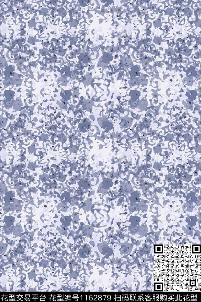 迷彩图案抽象艺术迷彩数码印花华亿平台下载（图片编号: 1162879） - 瓦栏（Walan）