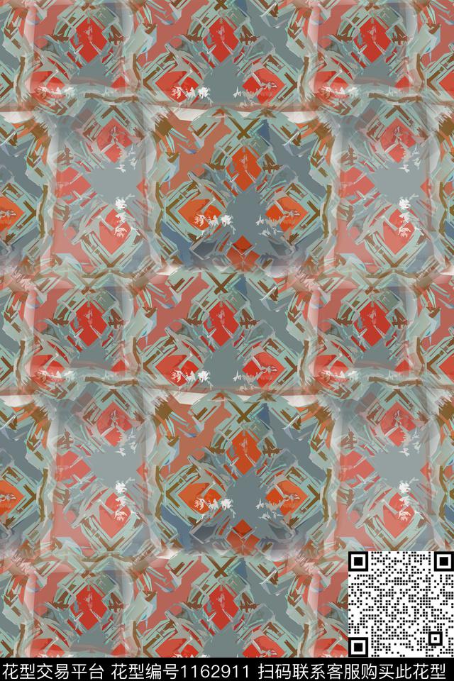 迷彩图案抽象艺术迷彩数码印花华亿平台下载（图片编号: 1162911） - 瓦栏（Walan）