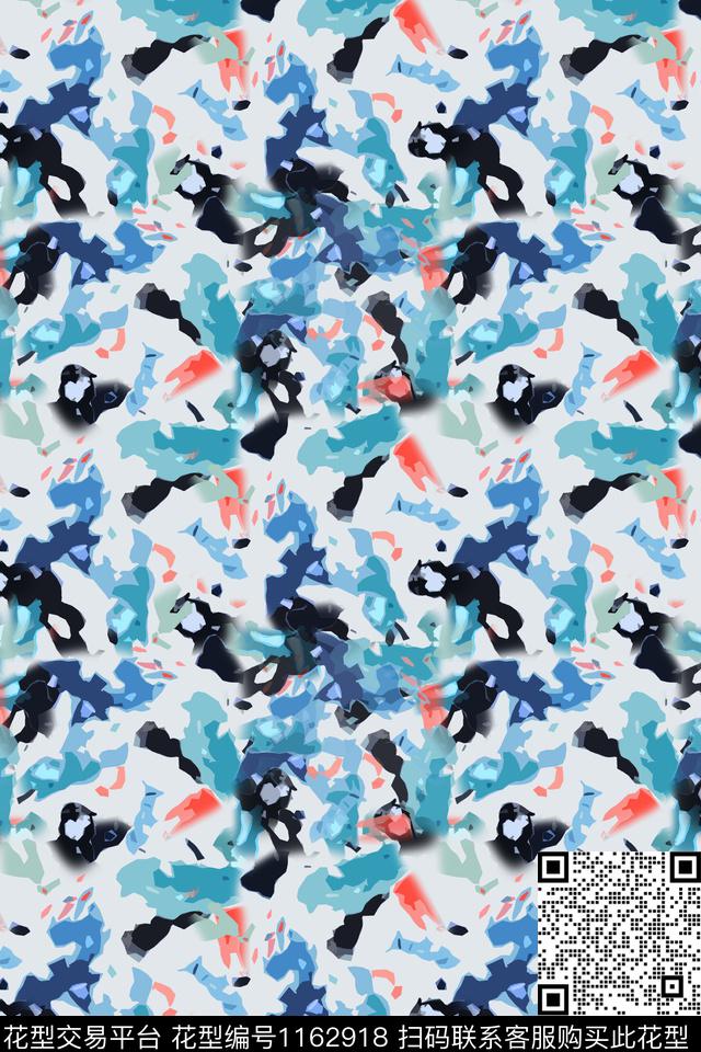 迷彩图案抽象艺术迷彩数码印花华亿平台下载（图片编号: 1162918） - 瓦栏（Walan）
