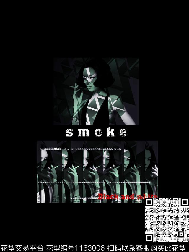 字母男T人物肖像数码印花华亿平台下载（图片编号: 1163006） - 瓦栏（Walan）