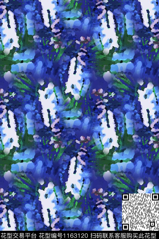 迷彩图案艺术迷彩抽象数码印花华亿平台下载（图片编号: 1163120） - 瓦栏（Walan）