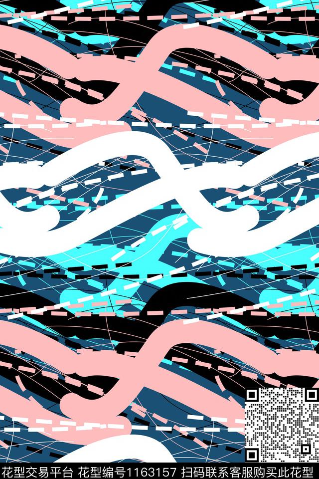 运动服抽象男装户外传统印花华亿平台下载（图片编号: 1163157） - 瓦栏（Walan）