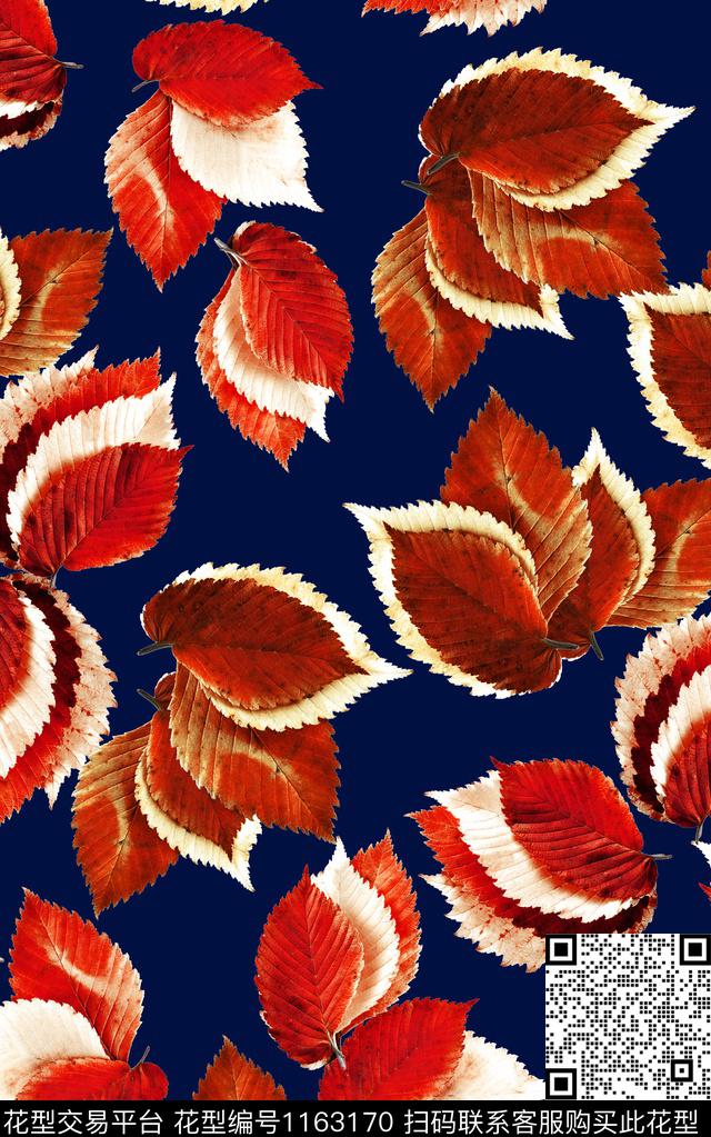 清爽底花卉少女花卉数码印花华亿平台下载（图片编号: 1163170） - 瓦栏（Walan）