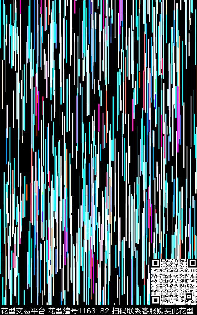 几何格子卡通数码印花华亿平台下载（图片编号: 1163182） - 瓦栏（Walan）