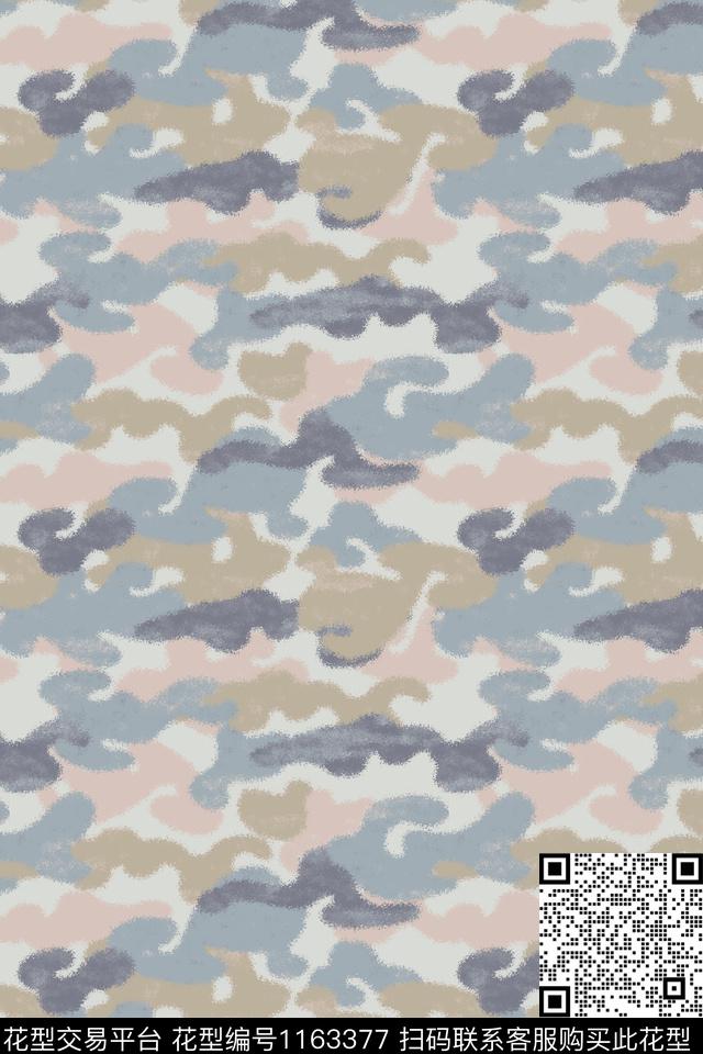 印花迷彩艺术数码印花华亿平台下载（图片编号: 1163377） - 瓦栏（Walan）