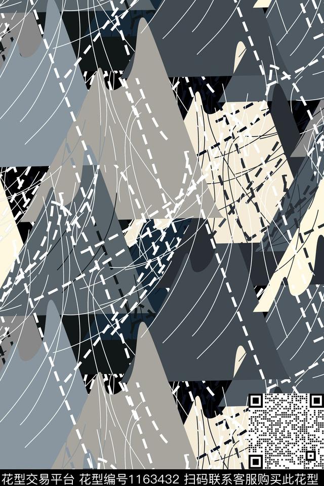 运动服抽象男装户外传统印花华亿平台下载（图片编号: 1163432） - 瓦栏（Walan）