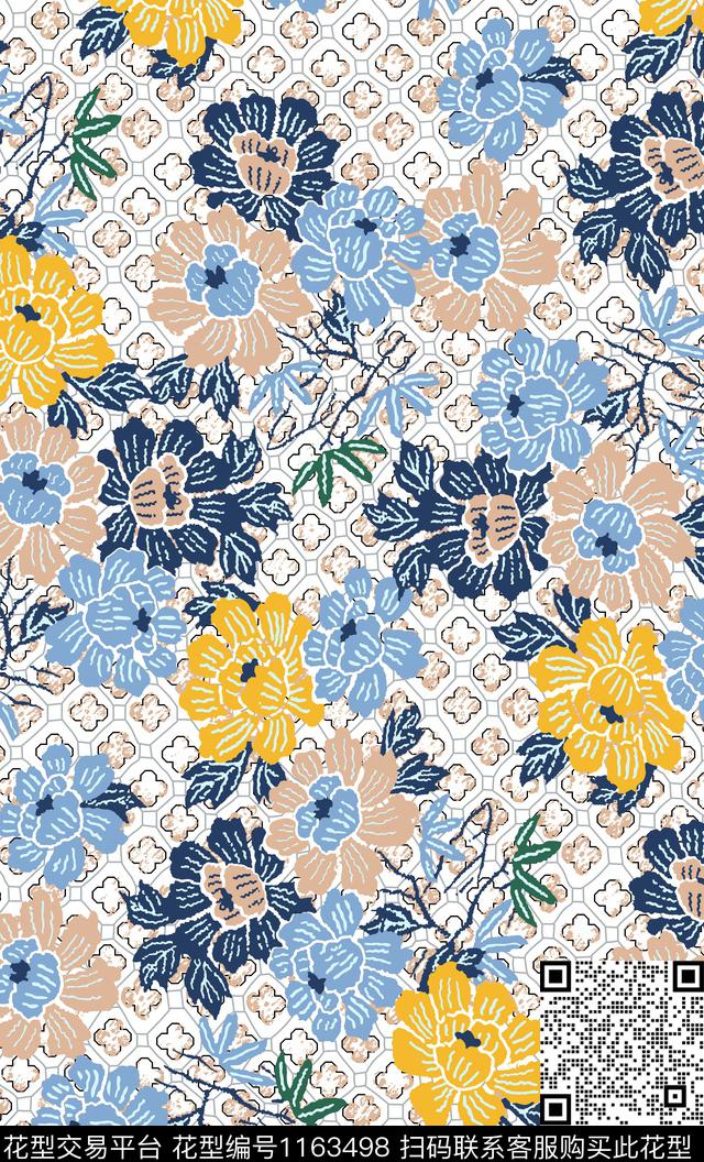 数码华亿平台大牌风女装数码印花华亿平台下载（图片编号: 1163498） - 瓦栏（Walan）