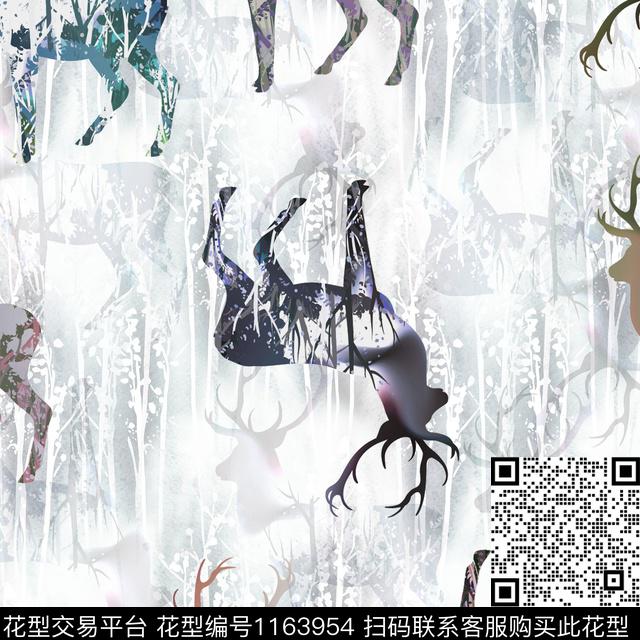 数码华亿平台鹿大牌风数码印花华亿平台下载（图片编号: 1163954） - 瓦栏（Walan）