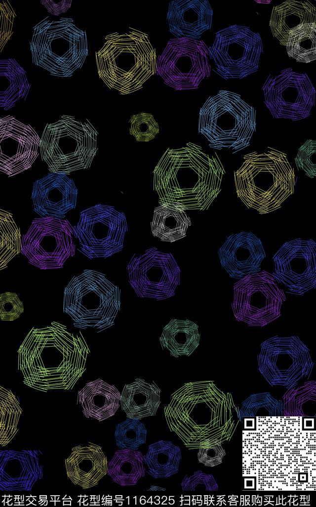 做旧抽象炫彩数码印花华亿平台下载（图片编号: 1164325） - 瓦栏（Walan）