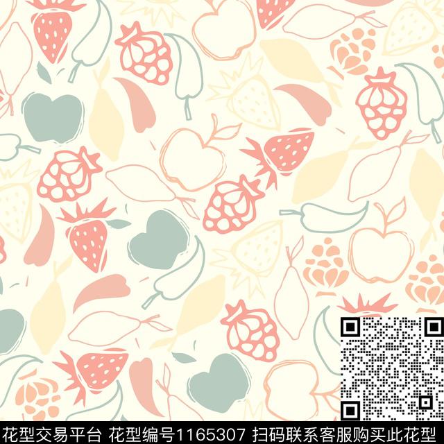 花卉大牌风纹理数码印花华亿平台下载（图片编号: 1165307） - 瓦栏（Walan）