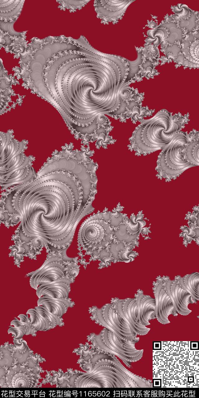 抽象大牌风几何数码印花华亿平台下载（图片编号: 1165602） - 瓦栏（Walan）