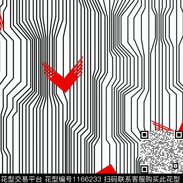 抽象几何男装传统印花华亿平台下载（图片编号: 1166233） - 瓦栏（Walan）