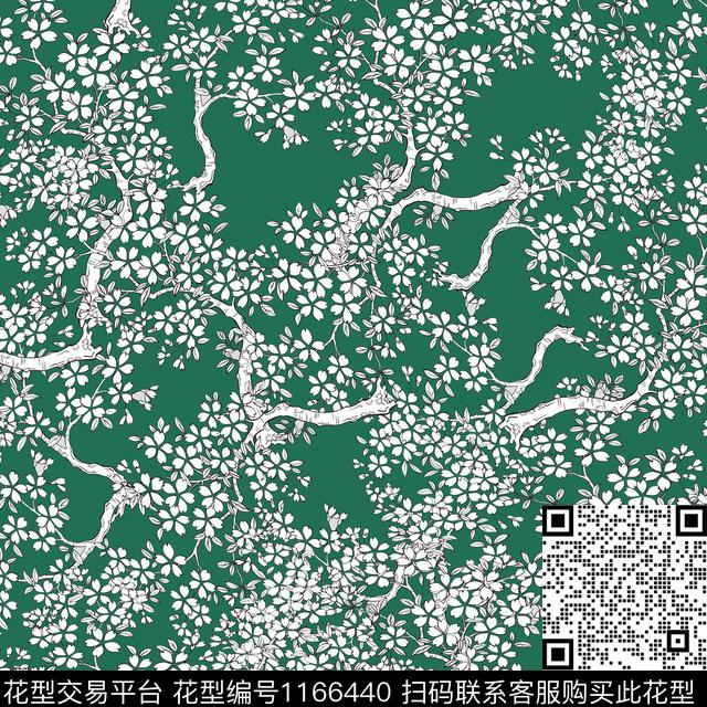 花卉大牌风莫妮卡-大牌华亿平台传统印花华亿平台下载（图片编号: 1166440） - 瓦栏（Walan）