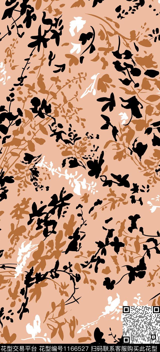 花卉植物休闲传统印花华亿平台下载（图片编号: 1166527） - 瓦栏（Walan）