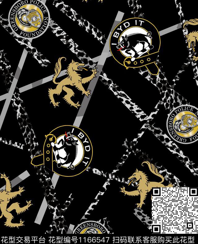 简欧几何格子数码印花华亿平台下载（图片编号: 1166547） - 瓦栏（Walan）