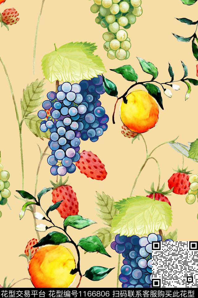 大牌风橘子数码华亿平台数码印花华亿平台下载（图片编号: 1166806） - 瓦栏（Walan）