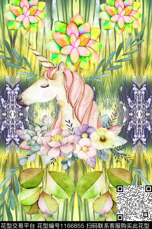 花卉大牌风动物数码印花华亿平台下载（图片编号: 1166855） - 瓦栏（Walan）