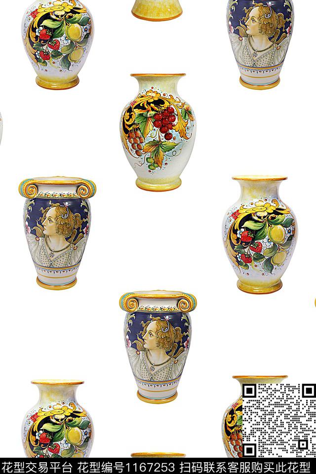 陶瓷欧洲水彩水果数码印花华亿平台下载（图片编号: 1167253） - 瓦栏（Walan）