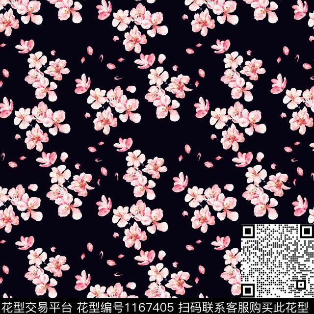 数码华亿平台抽象花瓣数码印花华亿平台下载（图片编号: 1167405） - 瓦栏（Walan）