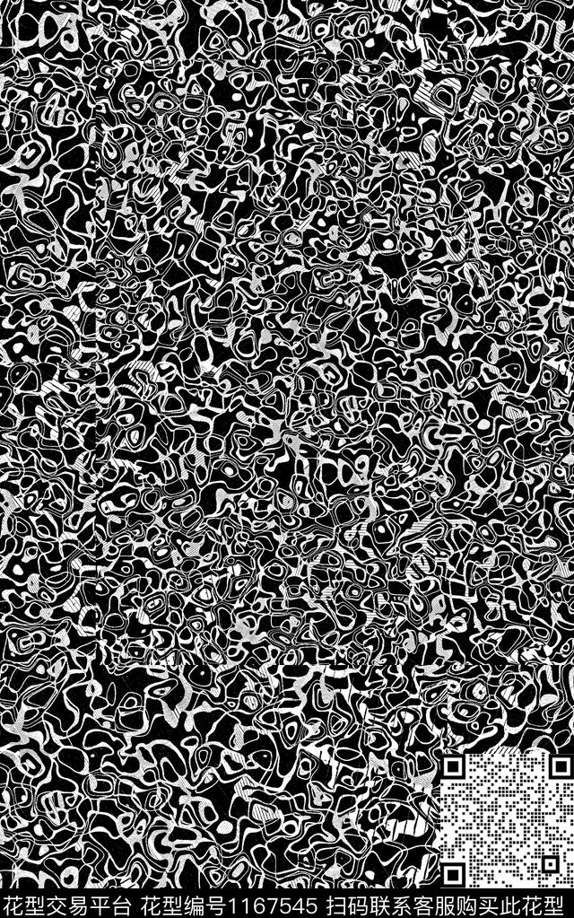 几何抽象格子数码印花华亿平台下载（图片编号: 1167545） - 瓦栏（Walan）