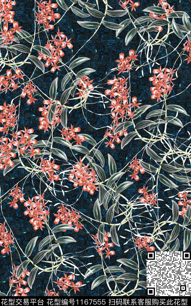 少女花卉小碎花数码印花华亿平台下载（图片编号: 1167555） - 瓦栏（Walan）