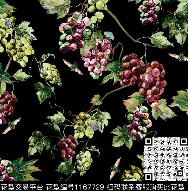 休闲大牌风水果数码印花华亿平台下载（图片编号: 1167729） - 瓦栏（Walan）